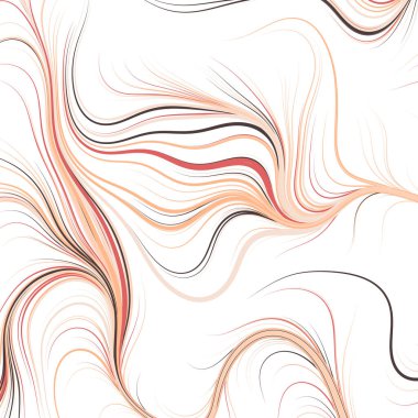 Dalgalı çizgileri olan soyut geometrik desen