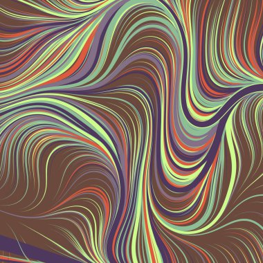 Soyut Perlin Gürültüsü Geometrik Desen vektör çizimi