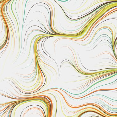 Dalgalı çizgileri olan soyut geometrik desen