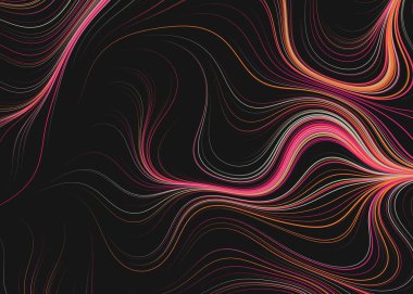 Soyut Perlin Gürültüsü Geometrik Desensel hesaplama sanatı, vektör illüstrasyonu