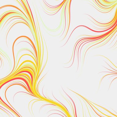 Dalgalı çizgileri olan soyut geometrik desen