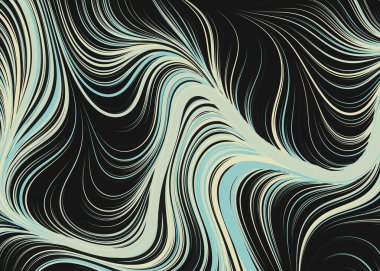 Soyut Perlin Gürültüsü Geometrik Desensel hesaplama sanatı, vektör illüstrasyonu