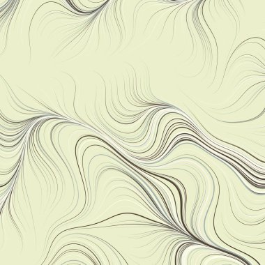 Dalgalı çizgileri olan soyut geometrik desen