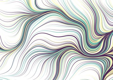 Soyut Perlin Gürültüsü Geometrik Desensel hesaplama sanatı, vektör illüstrasyonu