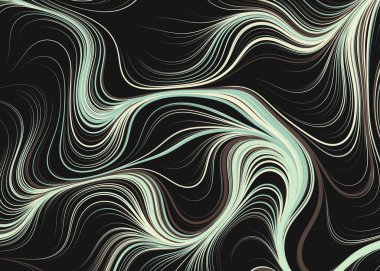 Soyut Perlin Gürültüsü Geometrik Desensel hesaplama sanatı, vektör illüstrasyonu