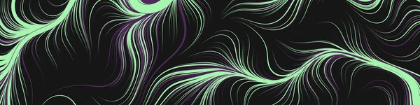 Dalgalı çizgileri olan soyut geometrik desen