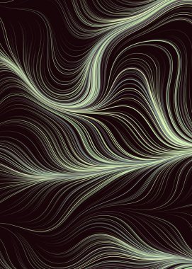 Soyut Perlin Gürültüsü Geometrik Desensel hesaplama sanatı, vektör illüstrasyonu