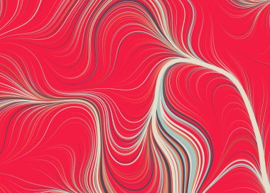 Soyut Perlin Gürültüsü Geometrik Desensel hesaplama sanatı, vektör illüstrasyonu