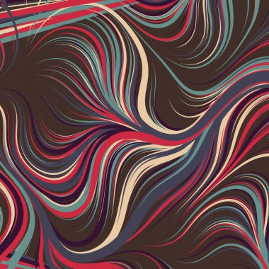 Soyut Perlin Gürültüsü Geometrik Desen vektör çizimi