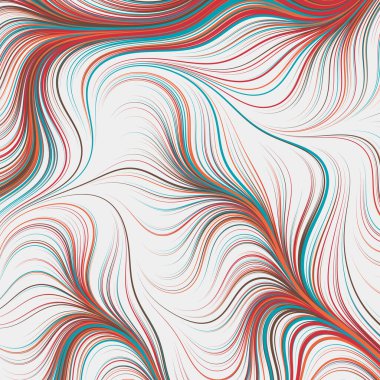 Soyut Perlin Gürültüsü Geometrik Desensel hesaplama sanatı, vektör illüstrasyonu