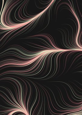 Soyut Perlin Gürültüsü Geometrik Desensel hesaplama sanatı, vektör illüstrasyonu