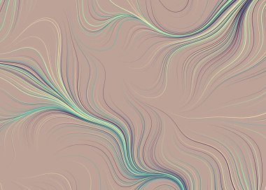 Soyut Perlin Gürültüsü Geometrik Desensel hesaplama sanatı, vektör illüstrasyonu