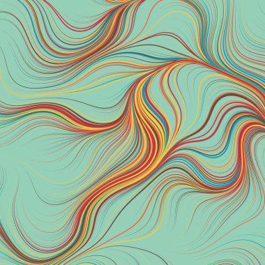 Soyut Perlin Gürültüsü Geometrik Desen vektör çizimi