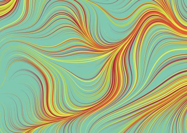 Soyut Perlin Gürültüsü Geometrik Desensel hesaplama sanatı, vektör illüstrasyonu