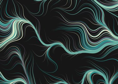 Soyut Perlin Gürültüsü Geometrik Desen vektör çizimi