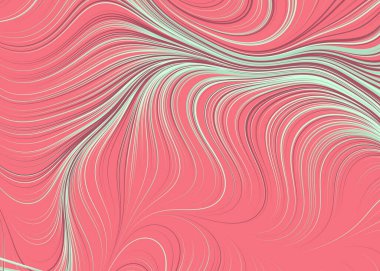 Soyut Perlin Gürültüsü Geometrik Desensel hesaplama sanatı, vektör illüstrasyonu