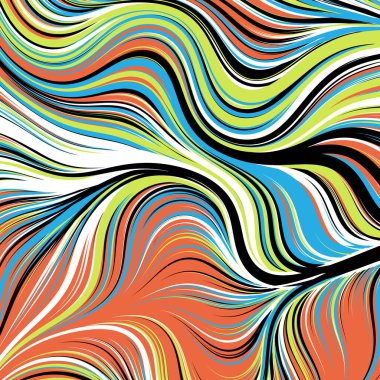 Soyut Perlin Gürültüsü Geometrik Desensel hesaplama sanatı, vektör illüstrasyonu