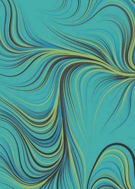 Soyut Perlin Gürültüsü Geometrik Desensel hesaplama sanatı, vektör illüstrasyonu