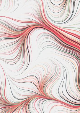 Soyut Perlin Gürültüsü Geometrik Desensel hesaplama sanatı, vektör illüstrasyonu