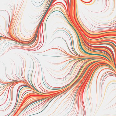 Soyut Perlin Gürültüsü Geometrik Desensel hesaplama sanatı, vektör illüstrasyonu