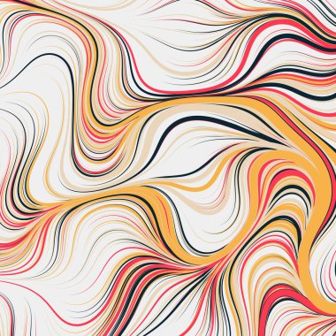 Soyut Perlin Gürültüsü Geometrik Desensel hesaplama sanatı, vektör illüstrasyonu