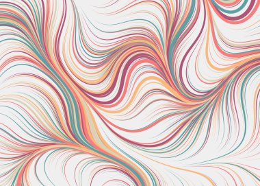 Soyut Perlin Gürültüsü Geometrik Desensel hesaplama sanatı, vektör illüstrasyonu