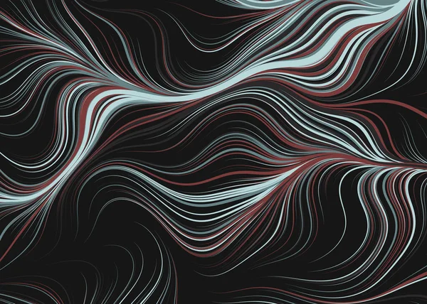 Abstract Perlin Noise Geometric Pattern Generative Computational Art Vector Illustration — ストックベクタ