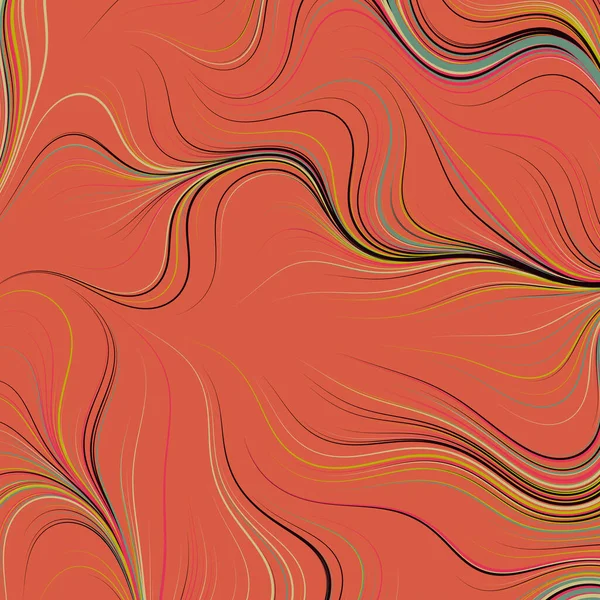 Abstraktes Perlin Noise Geometric Pattern Generative Computation Art Vektorillustration — Stockvektor