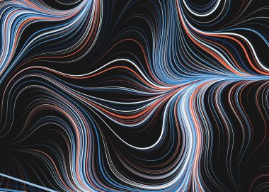 Soyut Perlin Gürültüsü Geometrik Düzen üretken hesaplama sanatı çizimi