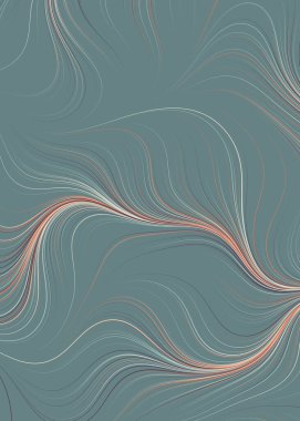 Soyut Perlin Gürültüsü Geometrik Desensel hesaplama sanatı, vektör illüstrasyonu