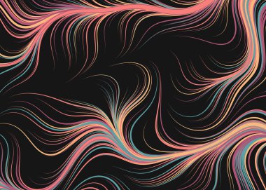 Soyut Perlin Gürültüsü Geometrik Düzen üretken hesaplama sanatı çizimi