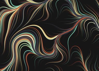 Soyut Perlin Gürültüsü Geometrik Düzen üretken hesaplama sanatı çizimi