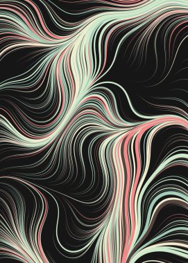 Soyut Perlin Gürültüsü Geometrik Düzen üretken hesaplama sanatı çizimi