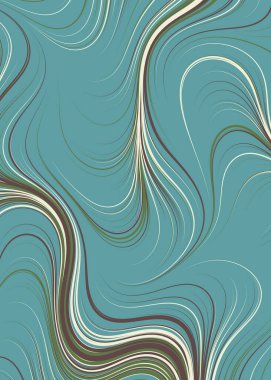 Soyut Perlin Gürültüsü Geometrik Desensel hesaplama sanatı, vektör illüstrasyonu