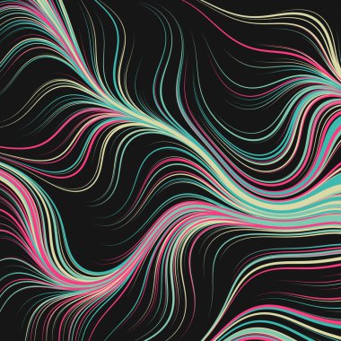 Soyut Perlin Gürültüsü Geometrik Düzen üretken hesaplama sanatı çizimi