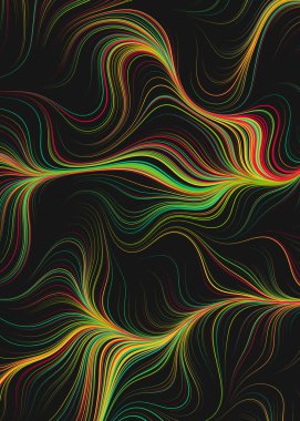 Soyut Perlin Gürültüsü Geometrik Düzen üretken hesaplama sanatı çizimi