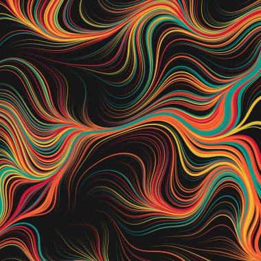 Soyut Perlin Gürültüsü Geometrik Düzen üretken hesaplama sanatı çizimi