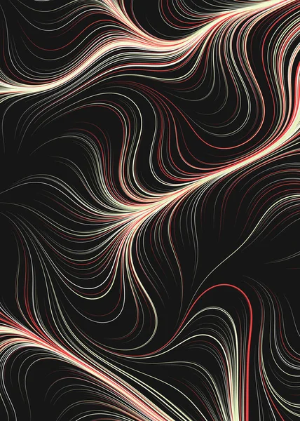 Perlin Noise Geometric Pattern Generative Computative Art Illustration — 스톡 벡터