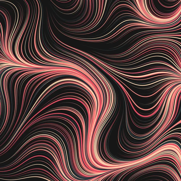 Abstraktes Perlin Rauschen Geometrisches Muster Generative Computational Art Illustration — Stockvektor