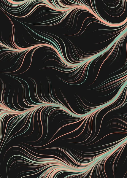 Soyut Perlin Gürültüsü Geometrik Desensel hesaplama sanatı, vektör illüstrasyonu