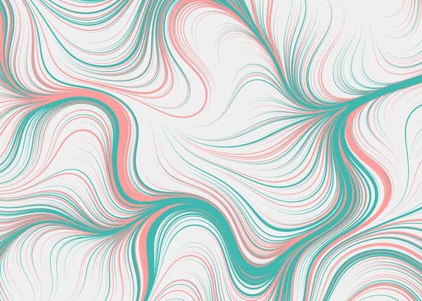 Abstract Perlin Noise Geometric Pattern Generative Computational Art Illustration — Vetor de Stock