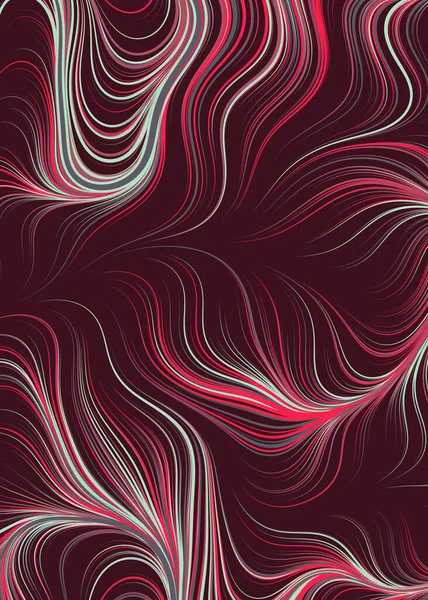 Perlin Noise Geometric Pattern Generative Computative Art Illustration — 스톡 벡터