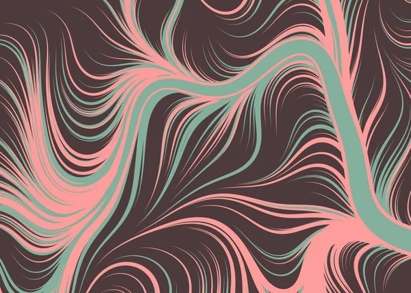 Abstract Perlin Noise Geometric Pattern Generative Computational Art Illustration — Vetor de Stock