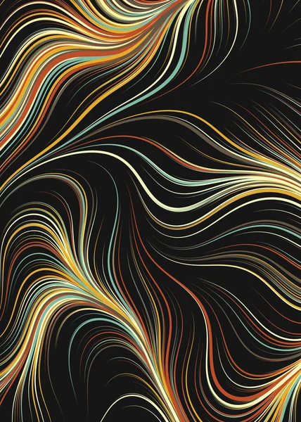 Abstract Perlin Noise Geometric Pattern Generative Computational Art Illustration — Vetor de Stock