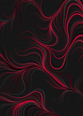 Soyut efekt sıvısı ile karıştırılmış boya arka planı, üretken hesaplama sanatı illüstrasyonu