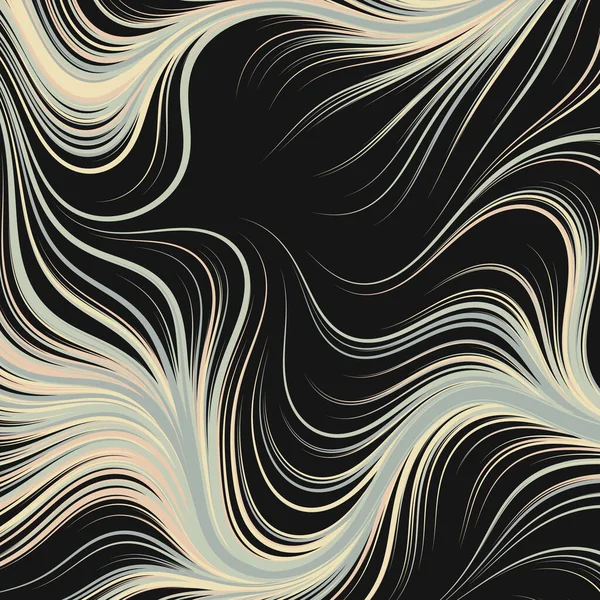 Liquide Effet Abstrait Avec Mélange Fond Peinture Illustration Art Numérique — Image vectorielle