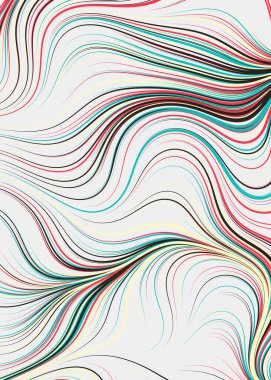 Soyut Perlin Gürültüsü Geometrik Desensel hesaplama sanatı, vektör illüstrasyonu