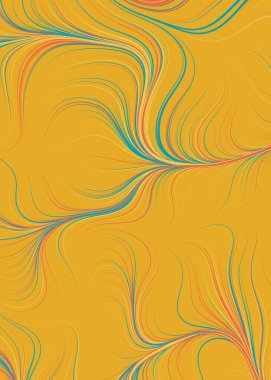 Soyut Perlin Gürültüsü Geometrik Desensel hesaplama sanatı, vektör illüstrasyonu