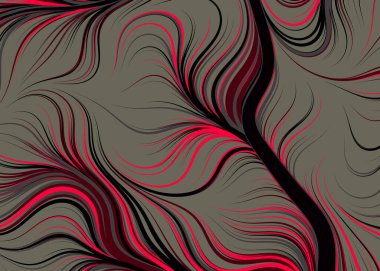 Soyut efekt sıvısı ile karıştırılmış boya arka planı, üretken hesaplama sanatı illüstrasyonu