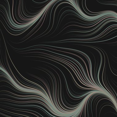 Soyut efekt sıvısı ile karıştırılmış boya arka planı, üretken hesaplama sanatı illüstrasyonu